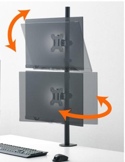 Dual Monitor Arm (Stack) - 34