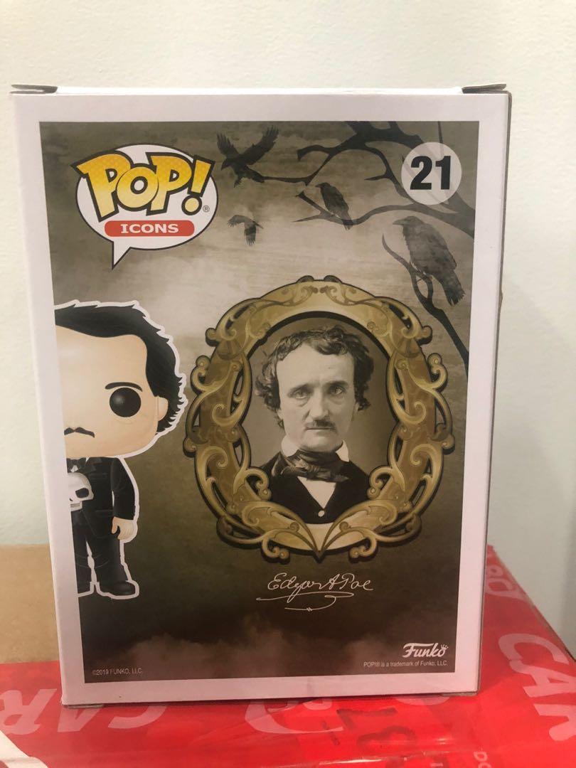 Edgar Allan Poe Funko Pop (Category: Designer & Blind Box Toys) located in Quezon City. Submitted by nik.knacks (Listing ID 1061464786, Image 3). Description: Edgar Allan Poe Funko Pop below PPG value and way below current SRP. Box has some damages due to shipping from the Funko Shop but is generally in good condition. 8/10. Please let message for more pictures or any other concerns. Payment must be made before shipping. Shipping will be shoulder