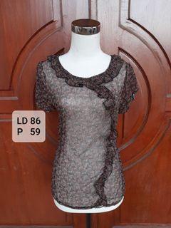 Flower ciffon top