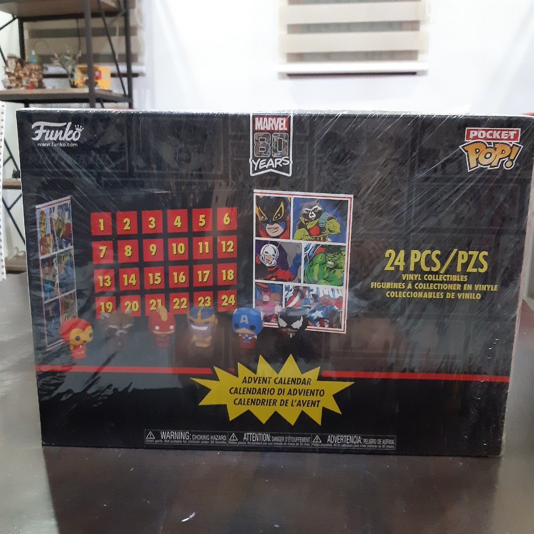 Funko marvel advent calendar, Hobbies & Toys, Toys & Games on Carousell