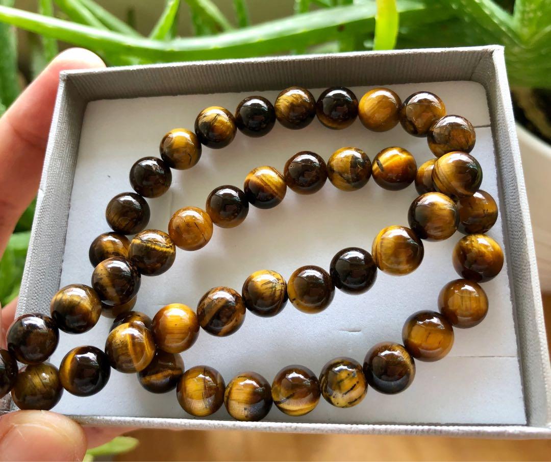 Genuine tiger eye necklace Women s Fashion Jewelry Organisers