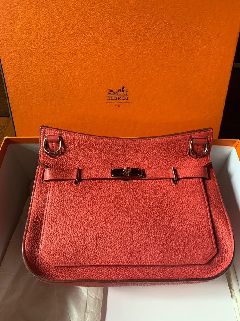 Hermes Jypsiere bag (Category: Luxury Bags & Wallets) located in Makati City. Submitted by myterry1941 (Listing ID 1061339710, Image 3). Description: Mint condition Hermes jypsiere 31 Color Rose Jaipur Stamp N Comes with box and dust bag.