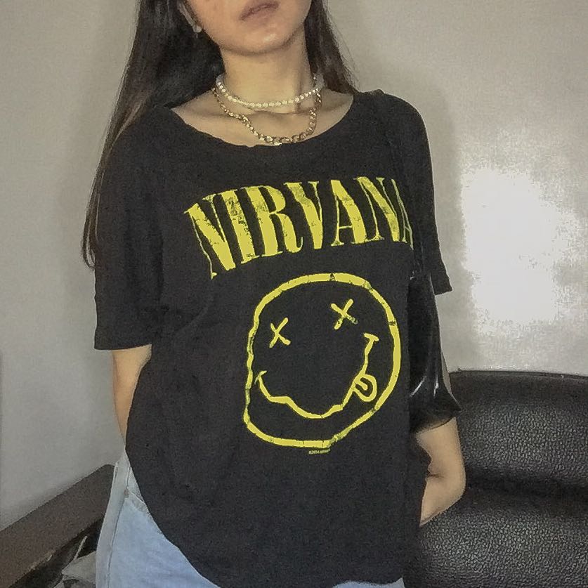 oversize nirvana shirt
