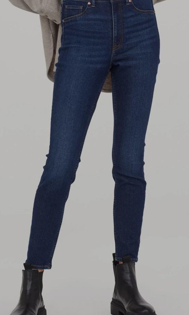 H\u0026M Skinny Jeans Dark Denim, Women's Fashion, Bottoms, Jeans on Carousell