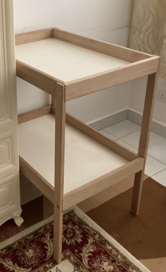 Ikea changing Table with Babycare mat & cover, Babies & Kids, Bathing