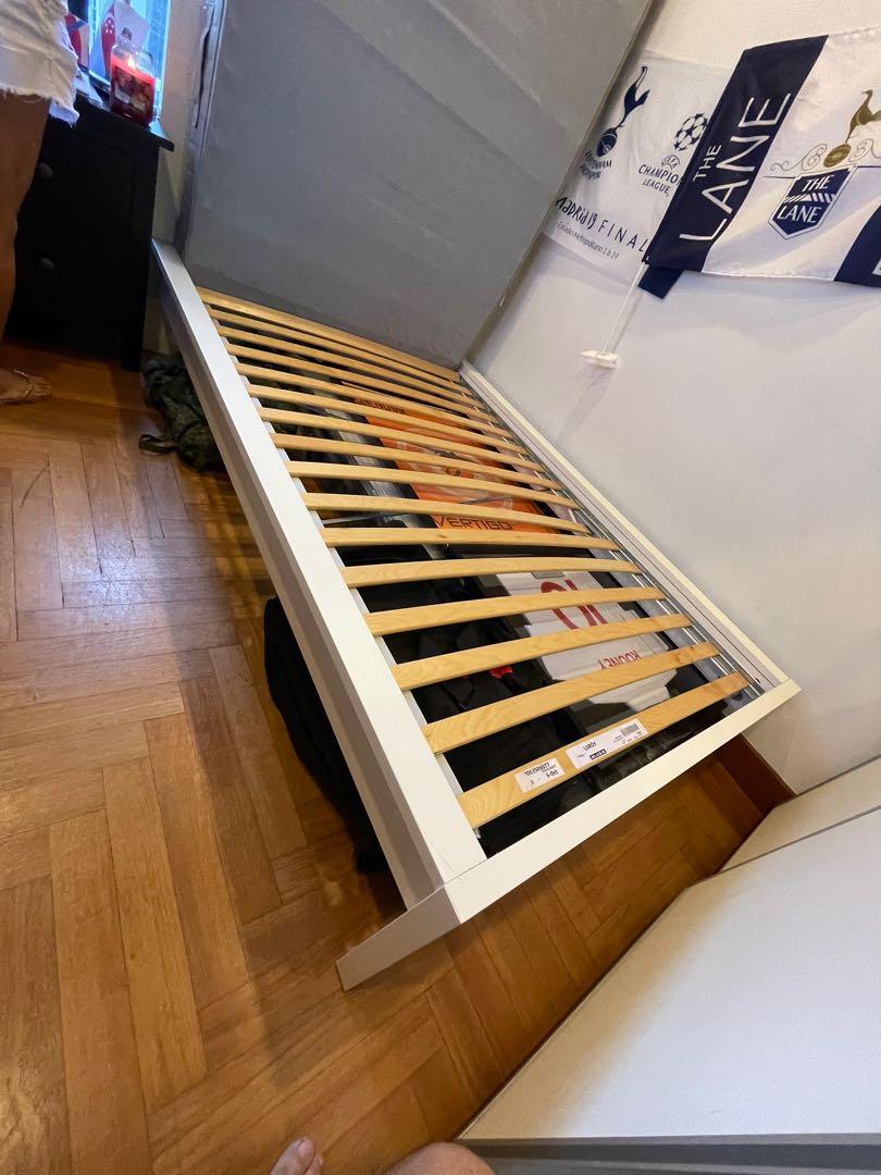 Ikea Single Bed Frame including mattress, Furniture & Home Living