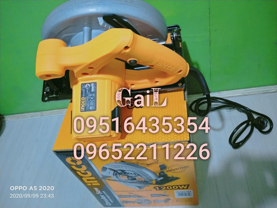 INGCO 1200W 7" Circular Saw, Commercial & Industrial, Construction