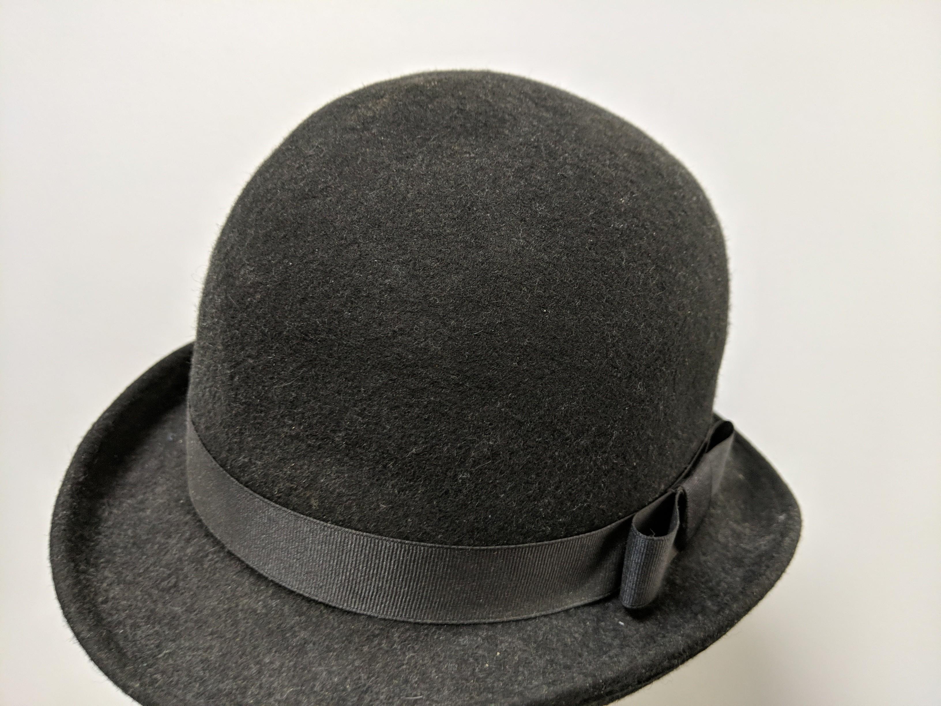 Black fashion hats clearance
