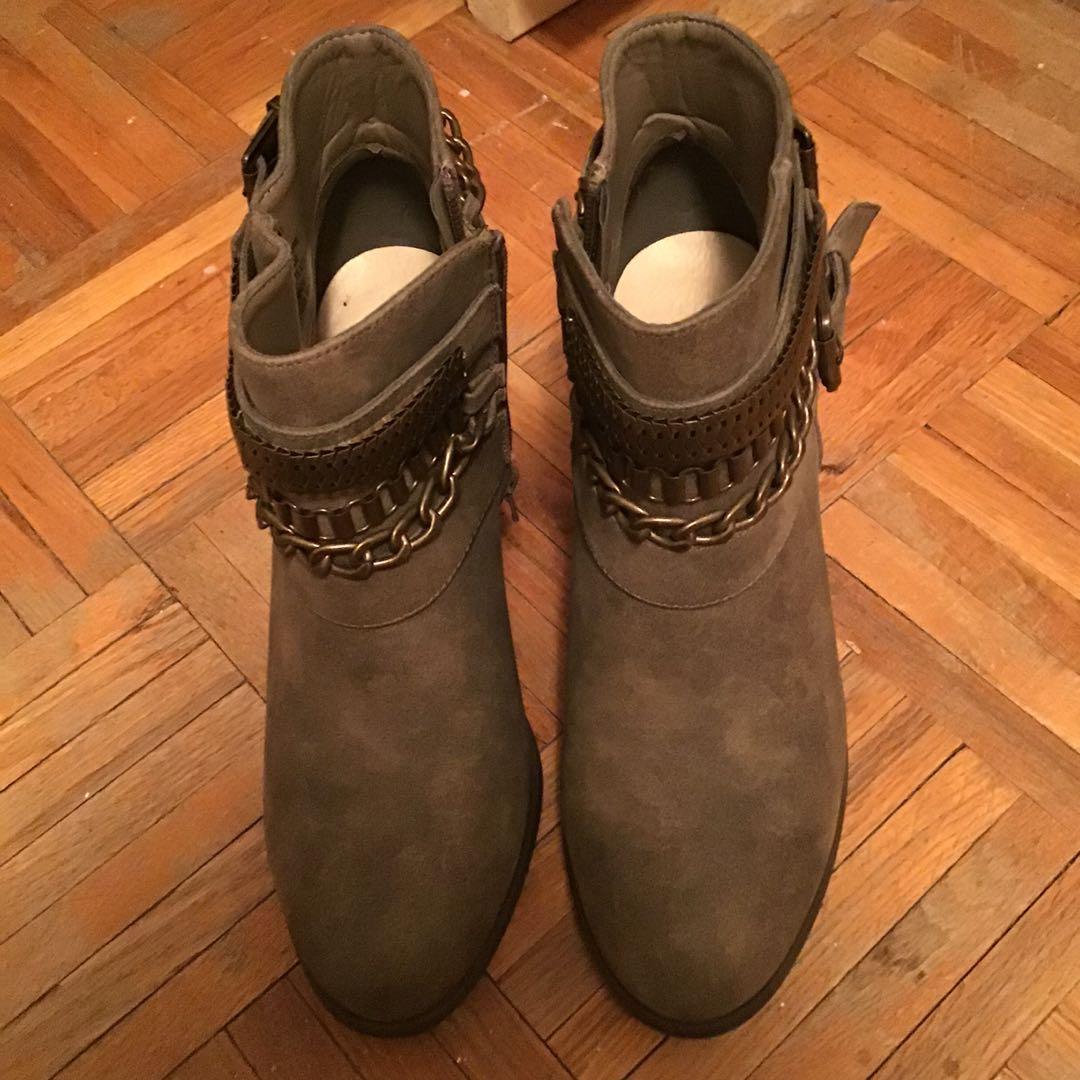 Justfab on sale grey boots