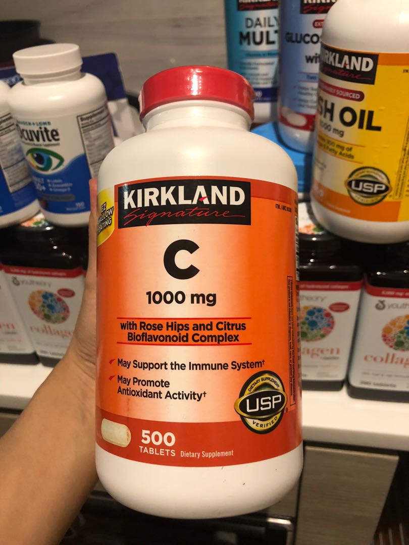 Kirkland Signature Vitamin C 1000 Mg 500 Tablets Health Nutrition Health Supplements Health Food Drinks Tonics On Carousell Kirkland Signature Vitamin C 1000 Mg 500 Tablets Health Nutrition Health Supplements Health Food Drinks Tonics On Carousell