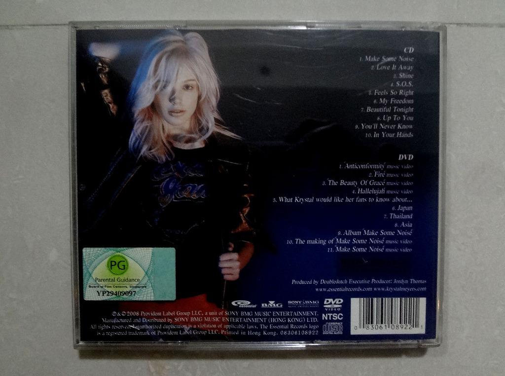 Krystal Meyers CD + DVD Make Some Noise, Hobbies & Toys, Music & Media