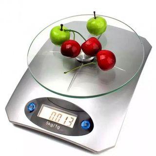 L097 FREE SHIPPING Digital Kitchen Weighing Scale Glass Type 5KG MAX