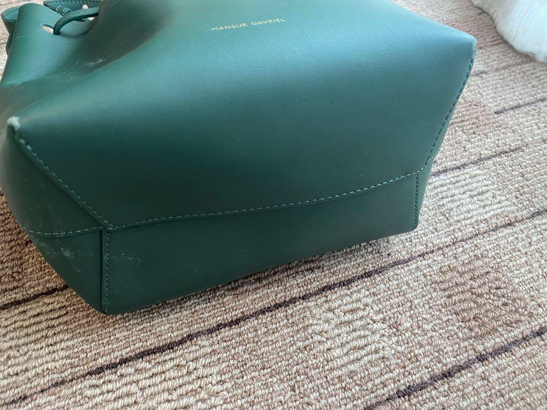Authentic Mansur Gavriel mini bucket bag (Category: Tote Bags) located in Singapore. Submitted by carebear20 (Listing ID 1061357504, Image 2). Description: Bought from US. Purchased price: 610USD. Very good condition, used less than 5 times. .