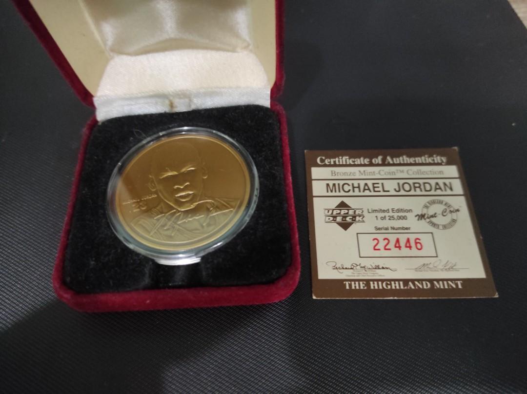 michael jordan highland mint coin