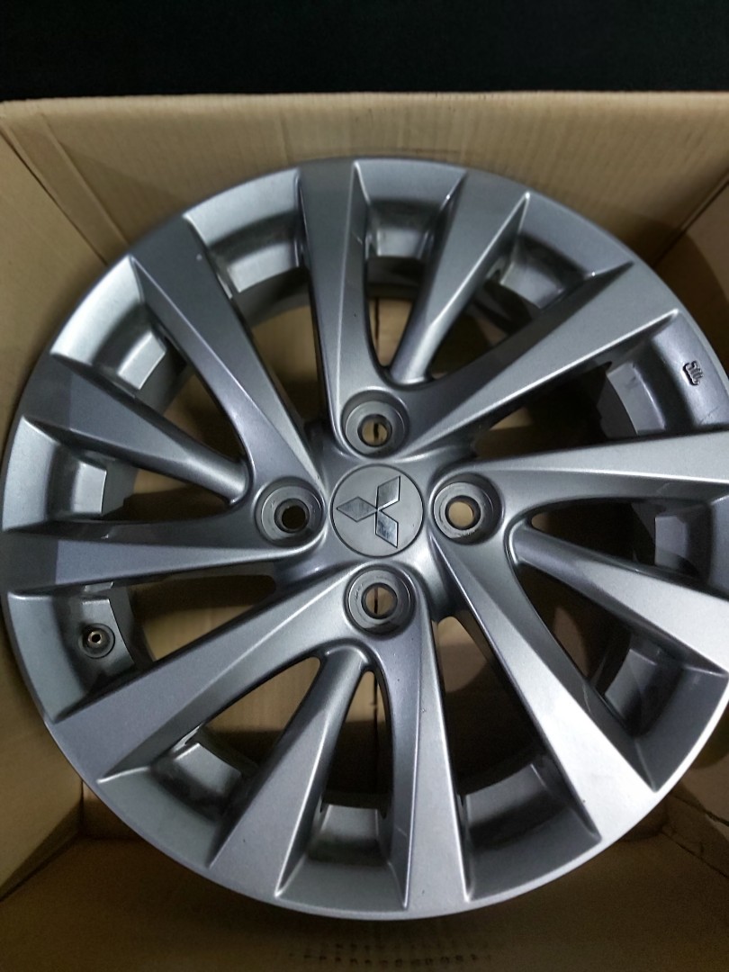 Mirage g4 mags, Car Parts & Accessories, Mags and Tires on Carousell