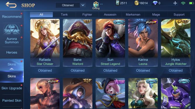 Super cheap Mobile legends gusion kof, Video Gaming, Gaming Accessories ...