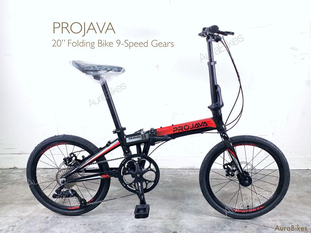 9 speed folding bike