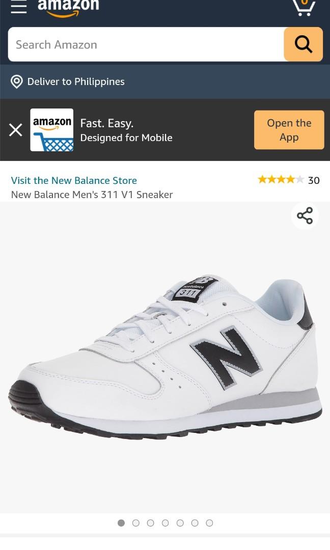 New balance 311 white shoes Men s Fashion Footwear Sneakers on