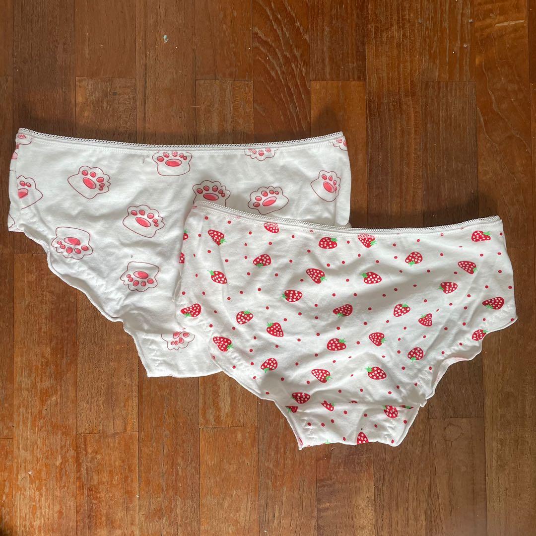 Cute cotton panties, Women's Fashion, Bottoms, Other Bottoms on Carousell