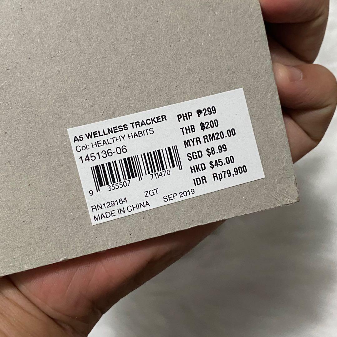 NEW Typo Habits Goals Wellness Tracker (Category: Stationery & School Supplies) located in Las Pinas. Submitted by thestylecapital (Listing ID 1061353688, Image 3). Description: Typo Tracker Notepad A5, 40 pages Goals Wellness & Habit Tracker authentic & mall bought ✨ sealed when you get it!!.