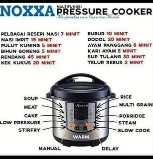Cooker guna masak pulut pressure Cara Senang