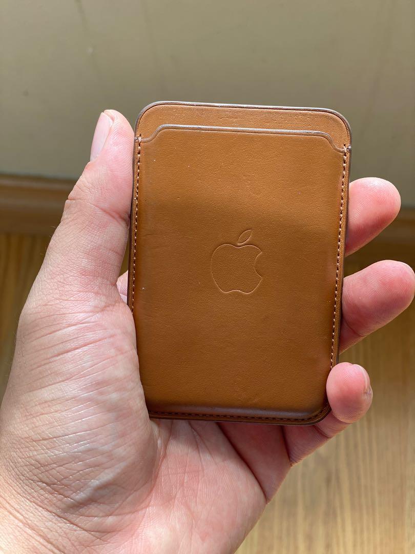 Apple - iPhone Leather Wallet with MagSafe - Saddle Brown