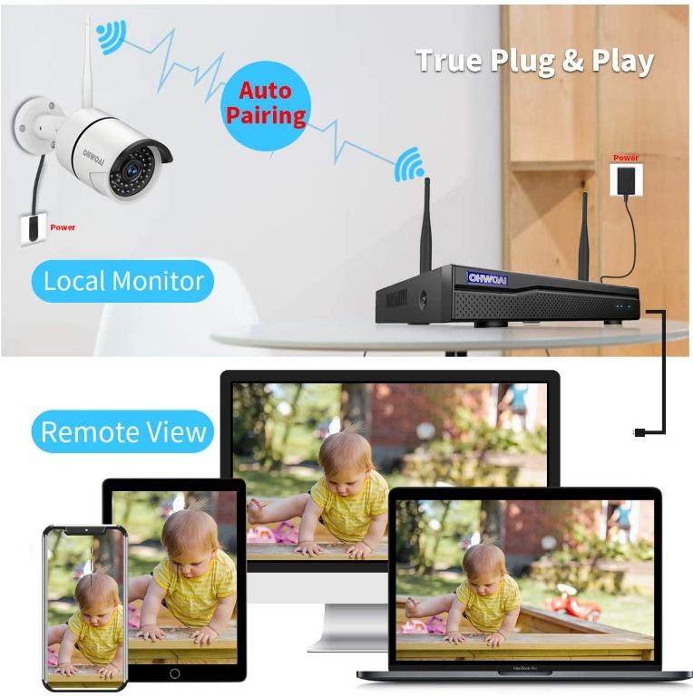 Ohwoai security camera system wireless sales