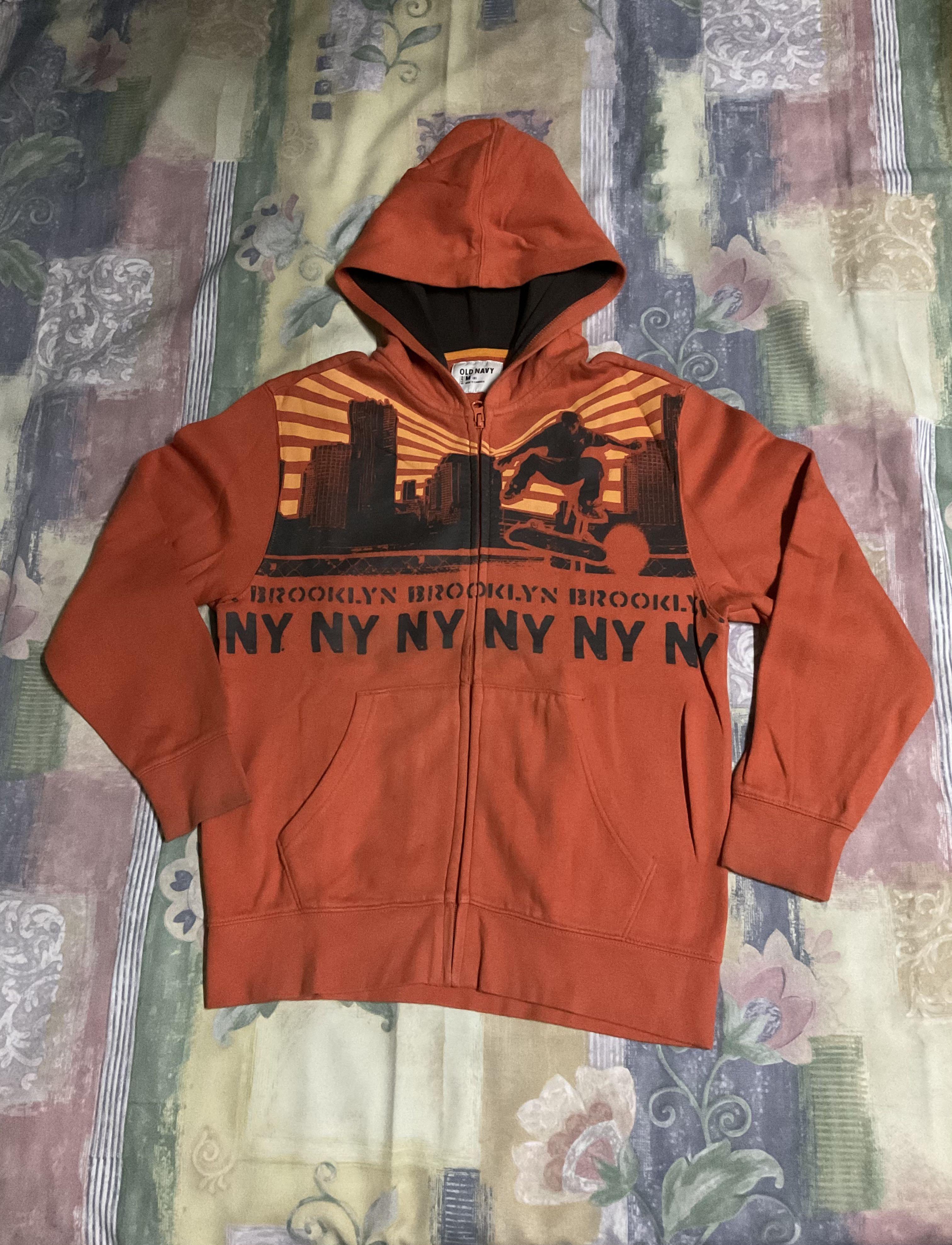 old navy orange jacket