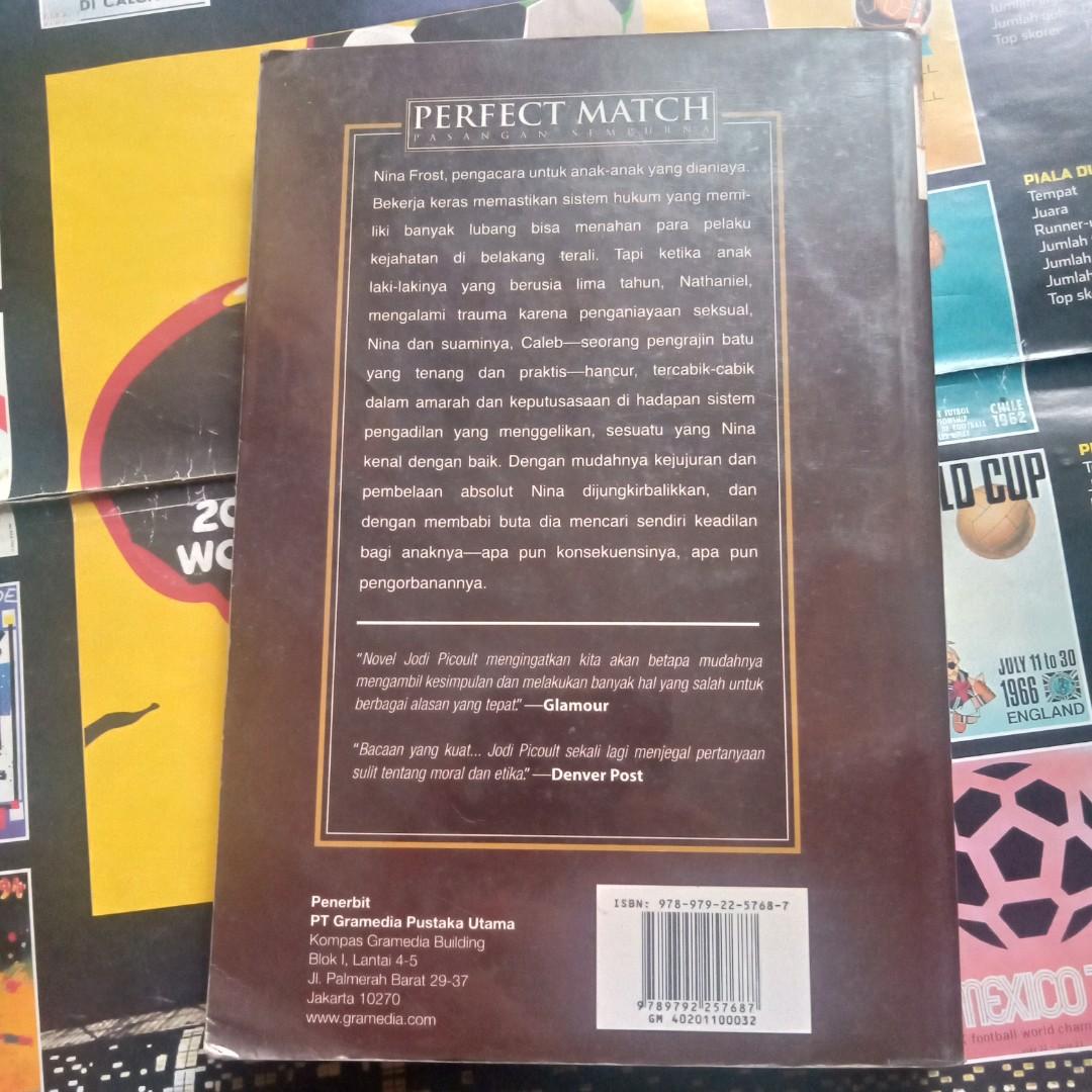 Perfect Match Oleh Jodi Picoult Buku Alat Tulis Buku Di Carousell