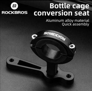 RockBros Water Bottle Cage Converter Bottle Holder Bike Handlebar Adapter