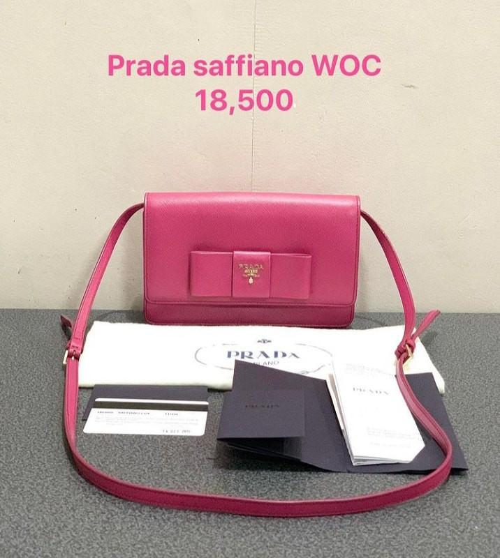 SALE! prada saffiano woc (Category: Luxury Bags & Wallets) located in Quezon City. Submitted by graciasluxurybag (Listing ID 1061375440, Image 1). Description: .