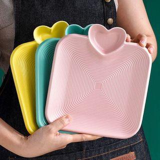 Scandi heart plate