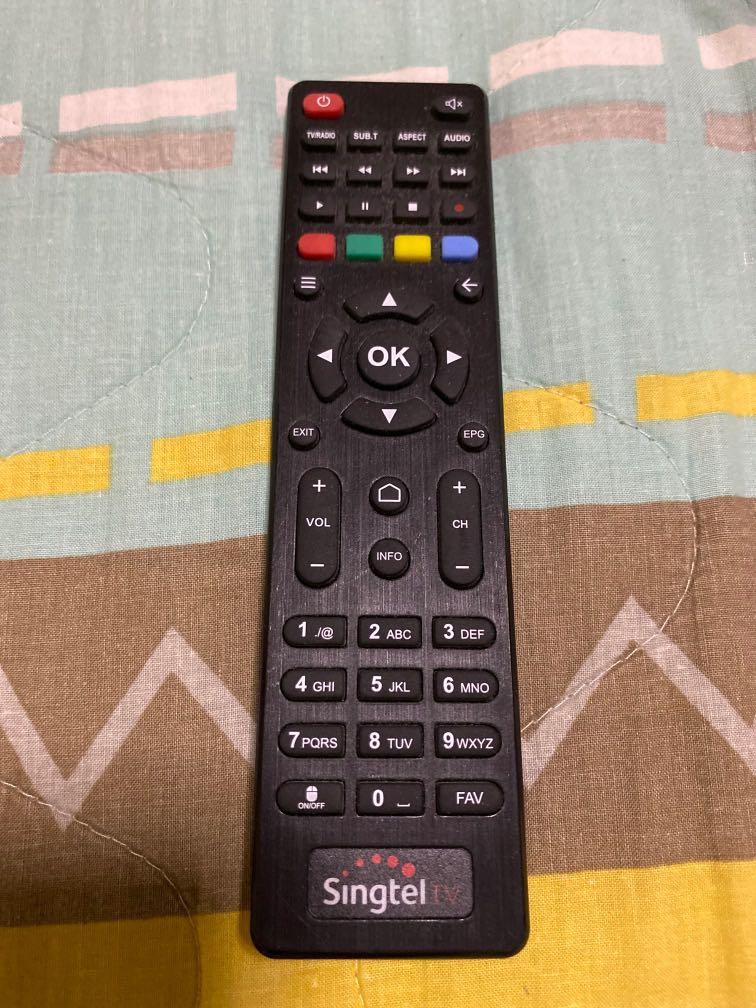Singtel TV remote control, TV & Home Appliances, TV & Entertainment, TV