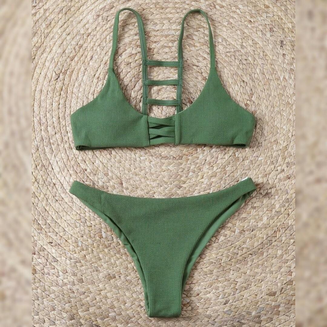 criss cross bikini swimsuit