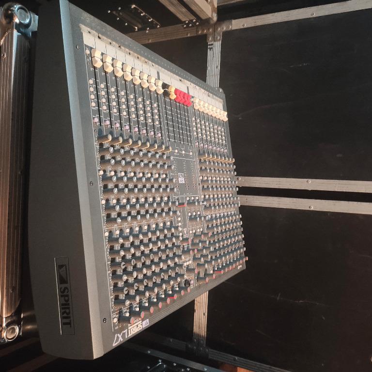 Soundcraft Spirit LX7 16 Channels Board Mixer. Made in England. some