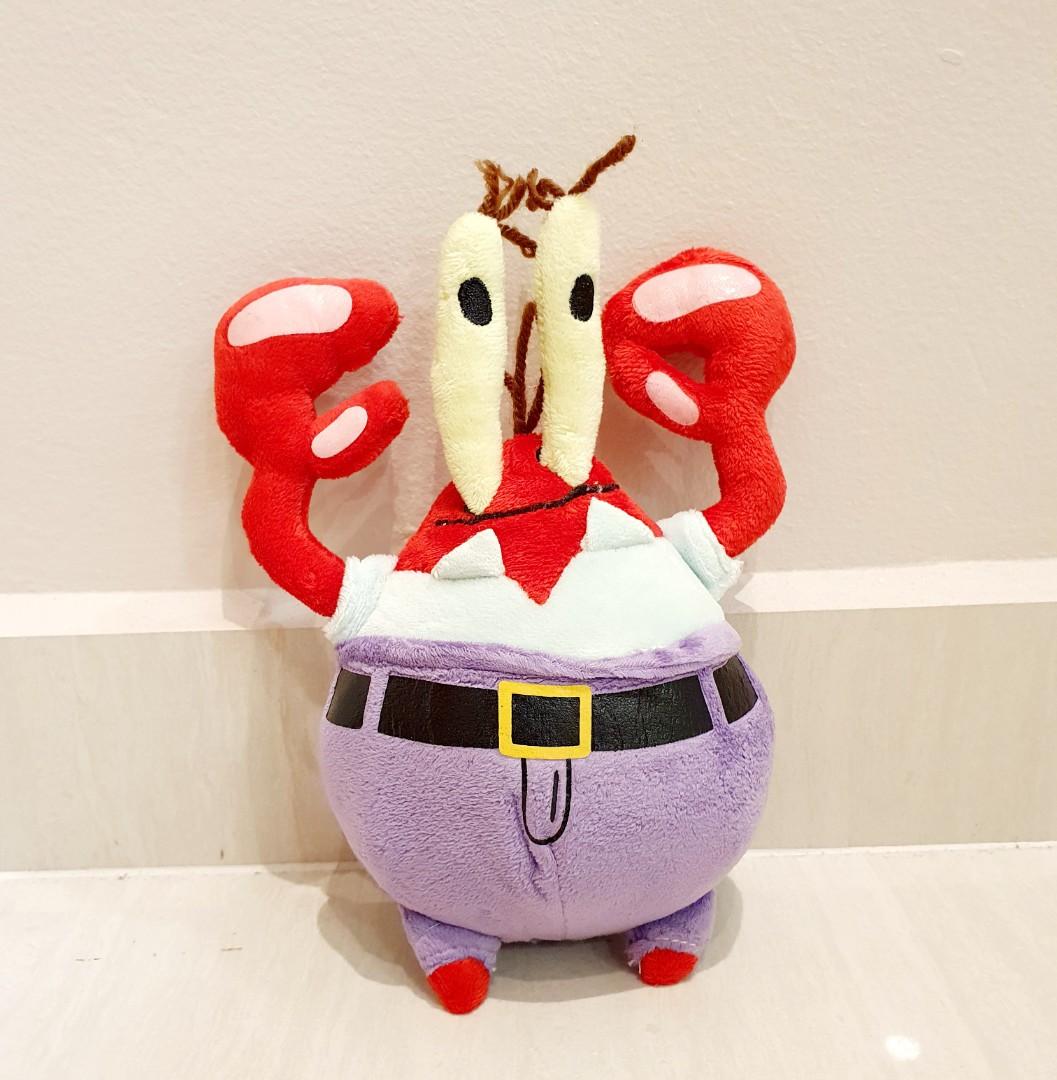 spongebob mr krabs plush