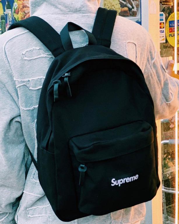 Supreme Canvas Backpack, 女裝, 手袋及銀包, 背囊- Carousell