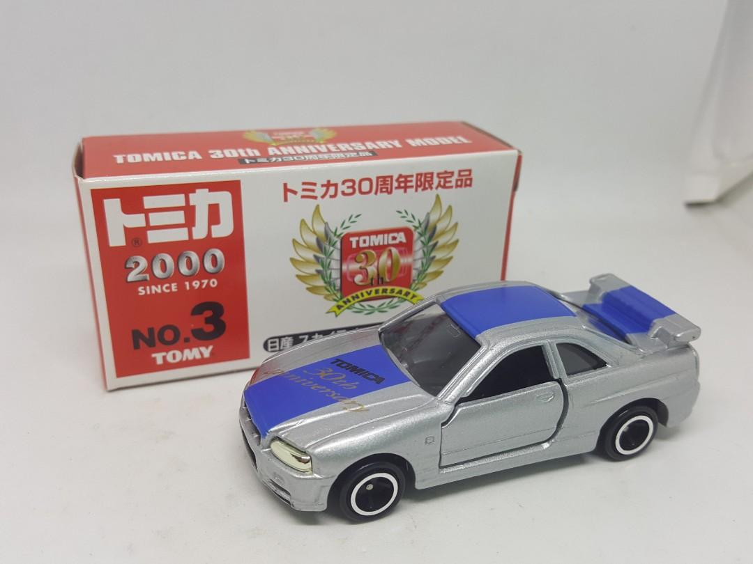 Tomica 30th Skyline R34 Gtr 興趣及遊戲 玩具 遊戲類 Carousell