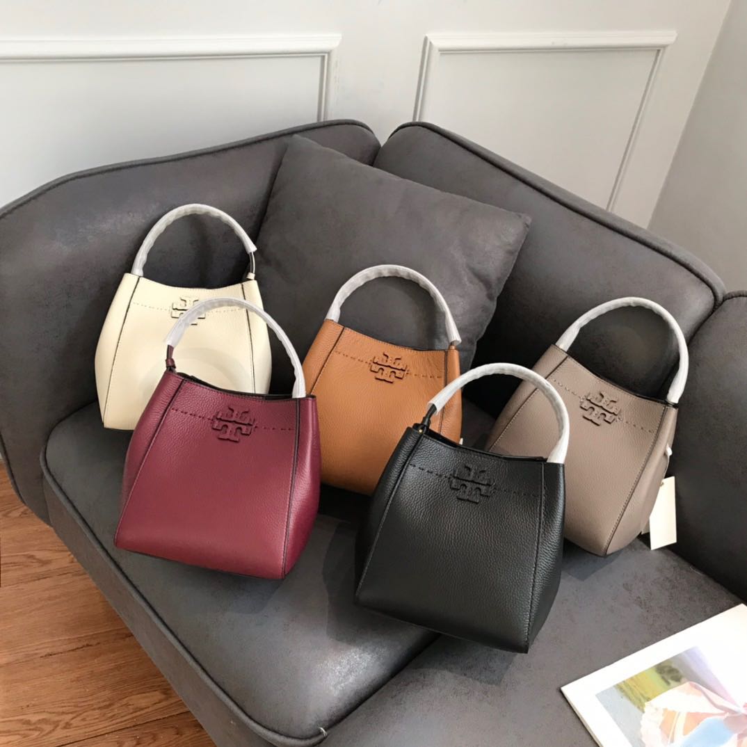 Tory Burch McGraw Bucket Bag, Women's Fashion, Bags & Wallets, Tote Bags on  Carousell