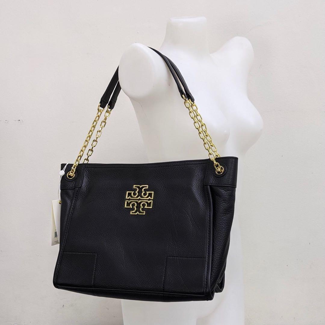 TORY BURCH original Britten chain satchel tote shoulder bag, Luxury, Bags &  Wallets on Carousell