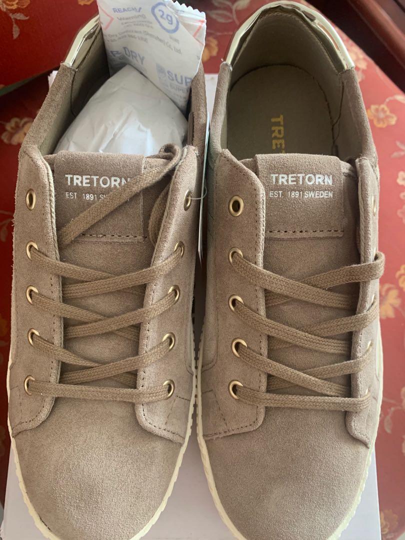 tretorn rose gold sneakers