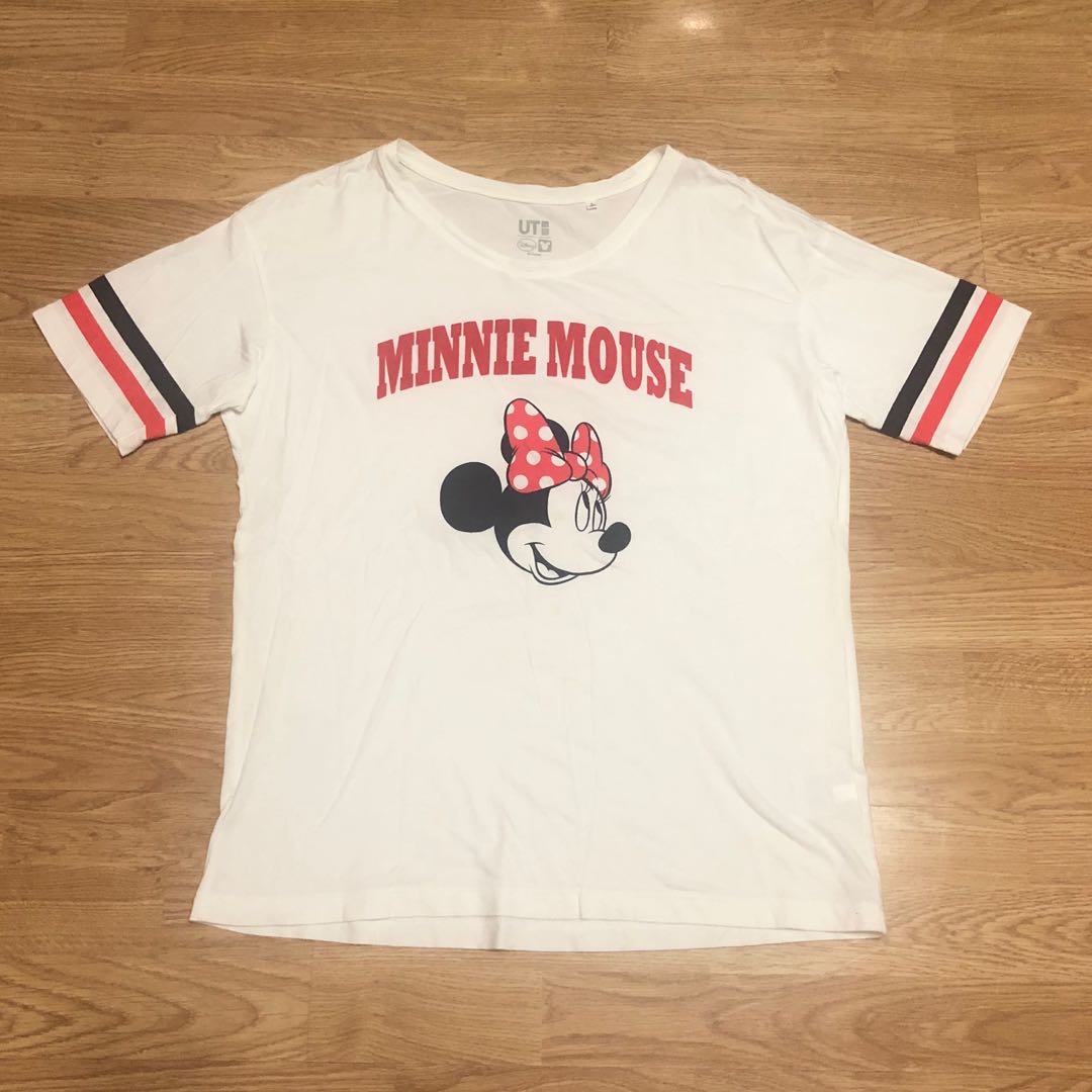 Uniqlo Minnie Mouse Top, Women's Fashion, Tops, Blouses on Carousell