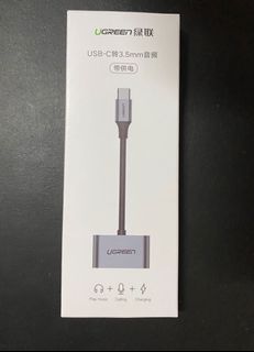 USB-C轉3.5mm Adapter (可同時充電)*請參看產品描述*