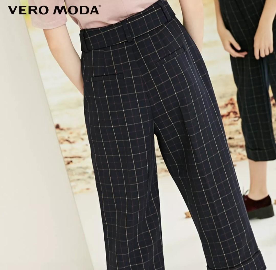 Claire matchmaker Tanke Vero Moda Plaid Straight 3/4 Pants, Women's Fashion, Bottoms, Other Bottoms  on Carousell