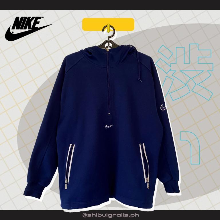 vintage nike half zip windbreaker