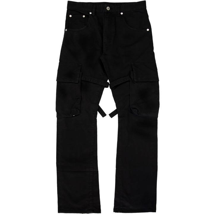 Vuja de studio BLACK CARGO PANTS | chidori.co