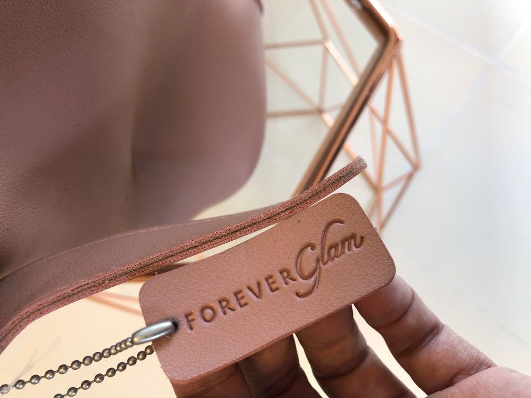 Forever glam online black sling bags