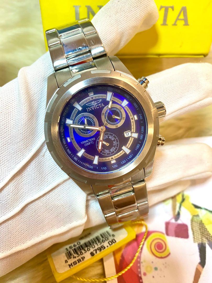 SALE 100 AUTH BNIB INVICTA Men s 1560 II Collection Swiss
