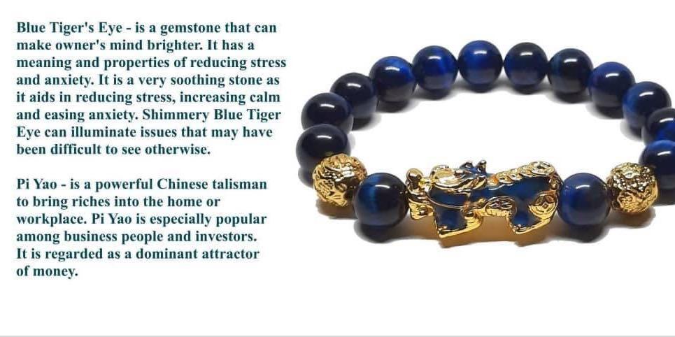 blue piyao bracelet meaning