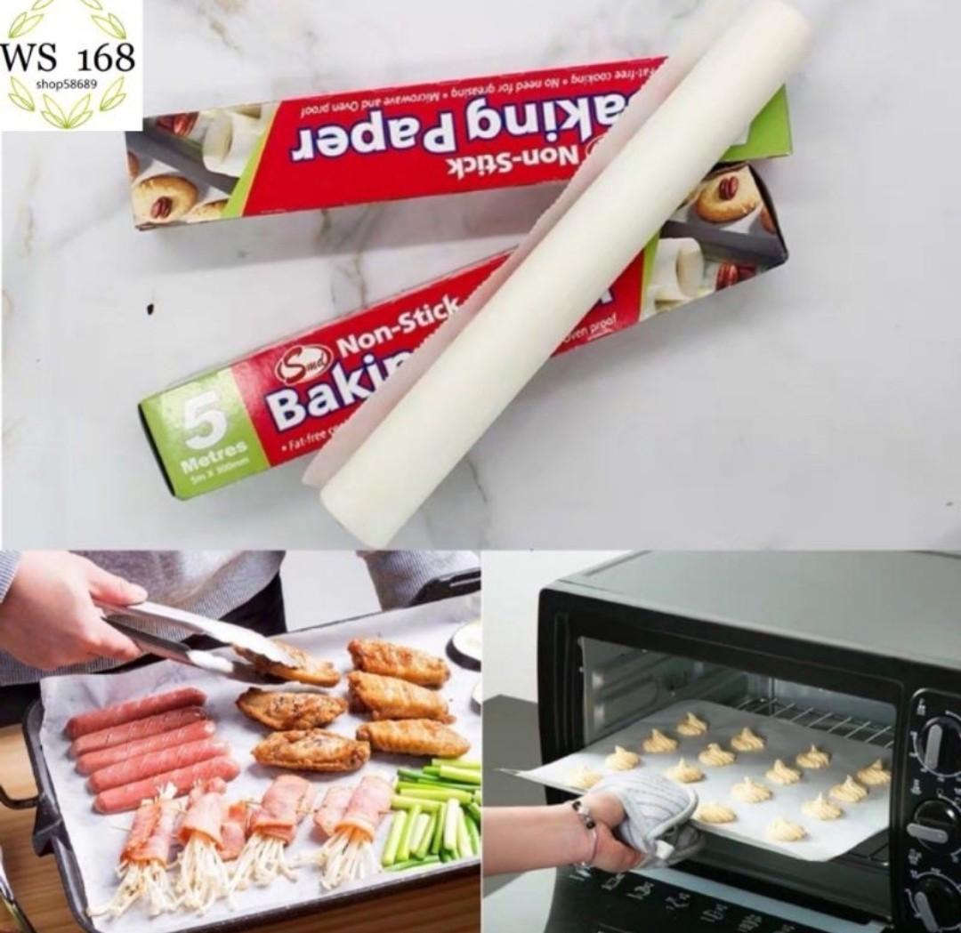 18in*800f 2in Core Baking Paper Barbecue Double-Sided Silicone Oil